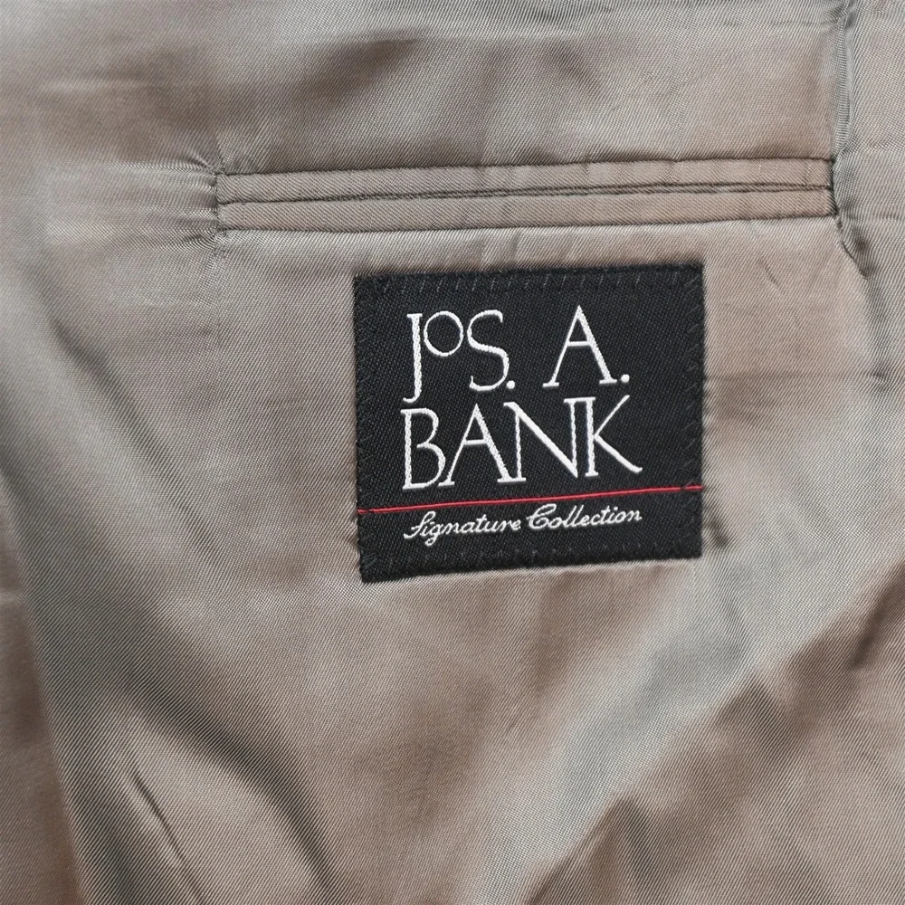 Jos A Bank 50S 44x29 Olive Green 100% Wool Gordon Mens Jacket Pants Suit